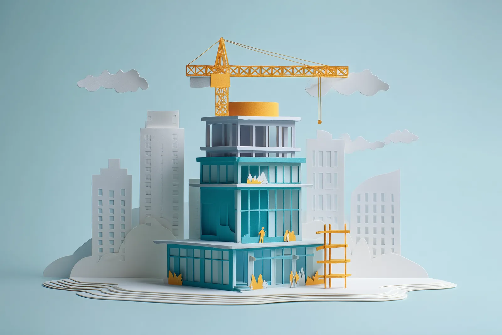 Projektleitung & Interim — Papierschnitt-Diorama